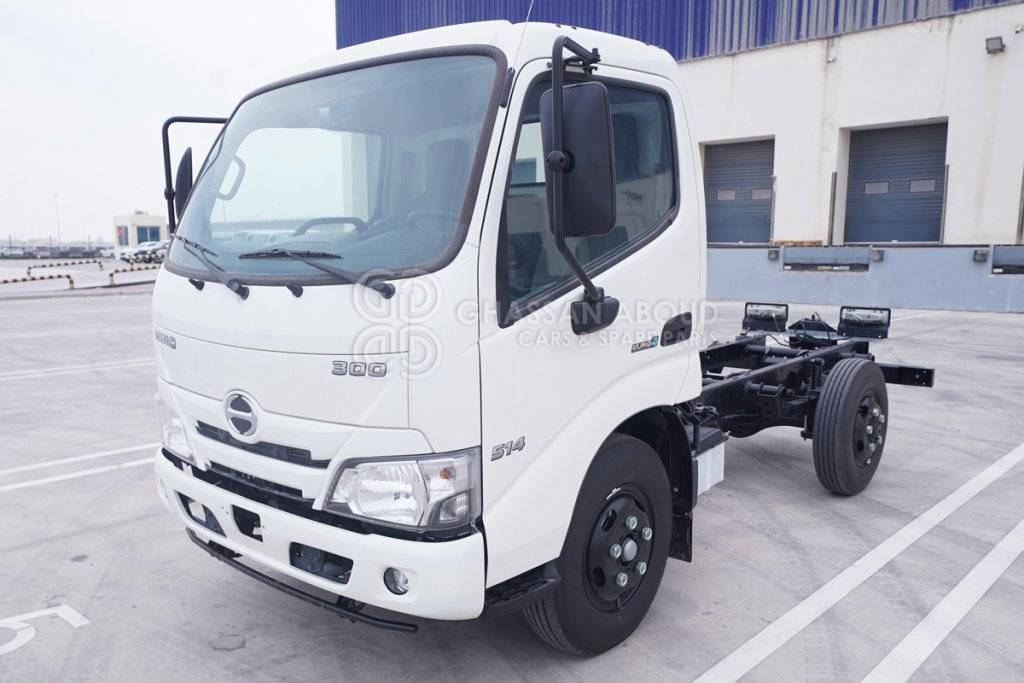 HINO Hino 514 Chassis,  Ton 4X2, Single Narrow Cab with TURBO, ABS and  AIR BAG MY23 300 Series Top Diesel 2023 - Ghassan Aboud Cars and Spare Parts
